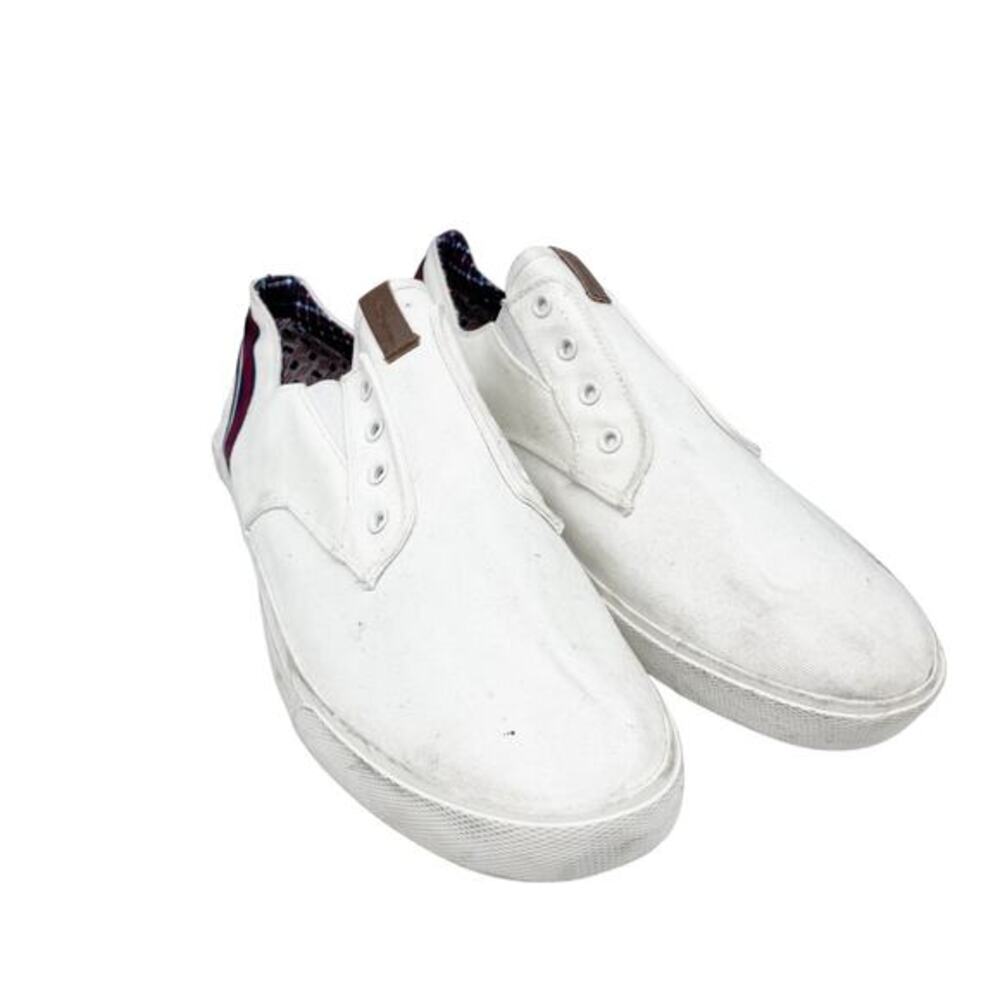 Ben‎ Sherman Men's Percy Laceless Sneakers White Size 12